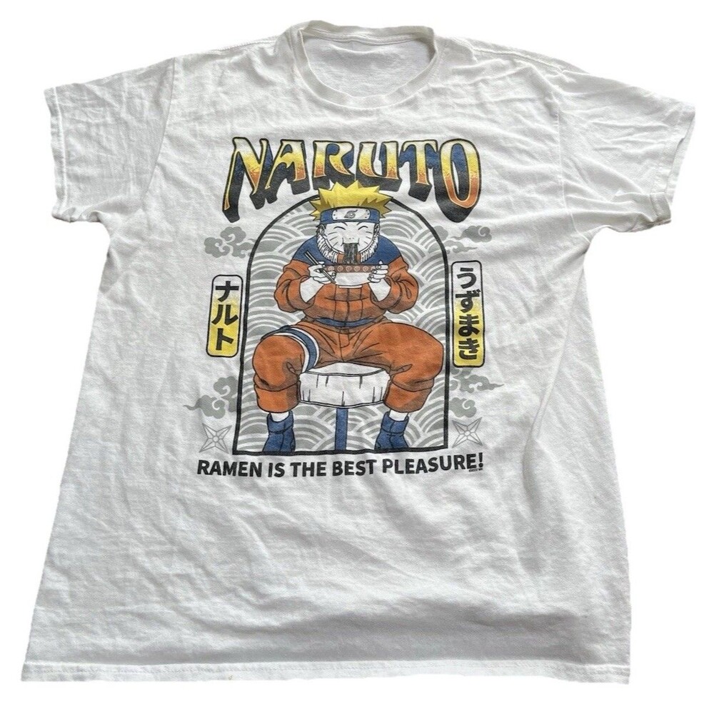 Naruto Shippuden Ramen Is The Best Pleasure Anime Graphic T Shirt White